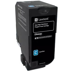 Lexmark 74C6HC0 Cyan High Yield (Genuine) Lexmark 74C6HC0 Cyan High Yield (Genuine)