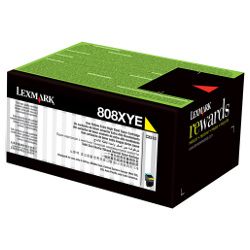 Lexmark 808X Yellow Extra High Yield (80C8XY0) (Genuine)
