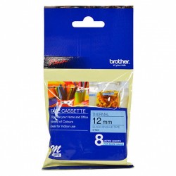 3 Pack Brother M-K531 Black on Blue Non-Laminated Label Tape - 12mm x 8m