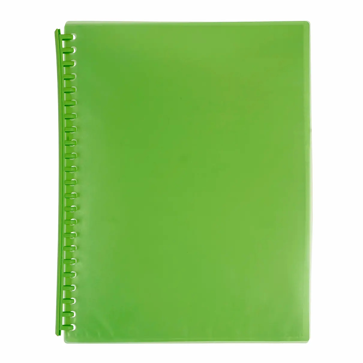 Marbig A4 Refillable Display Book - 20 Pocket - Lime