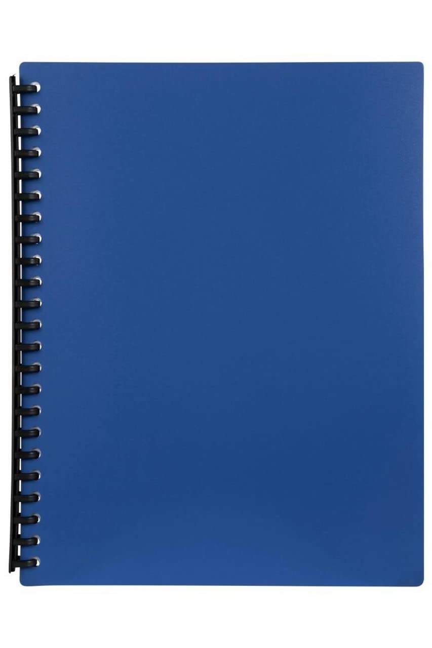 Marbig Refillable Display Book - 40 Pocket Blue