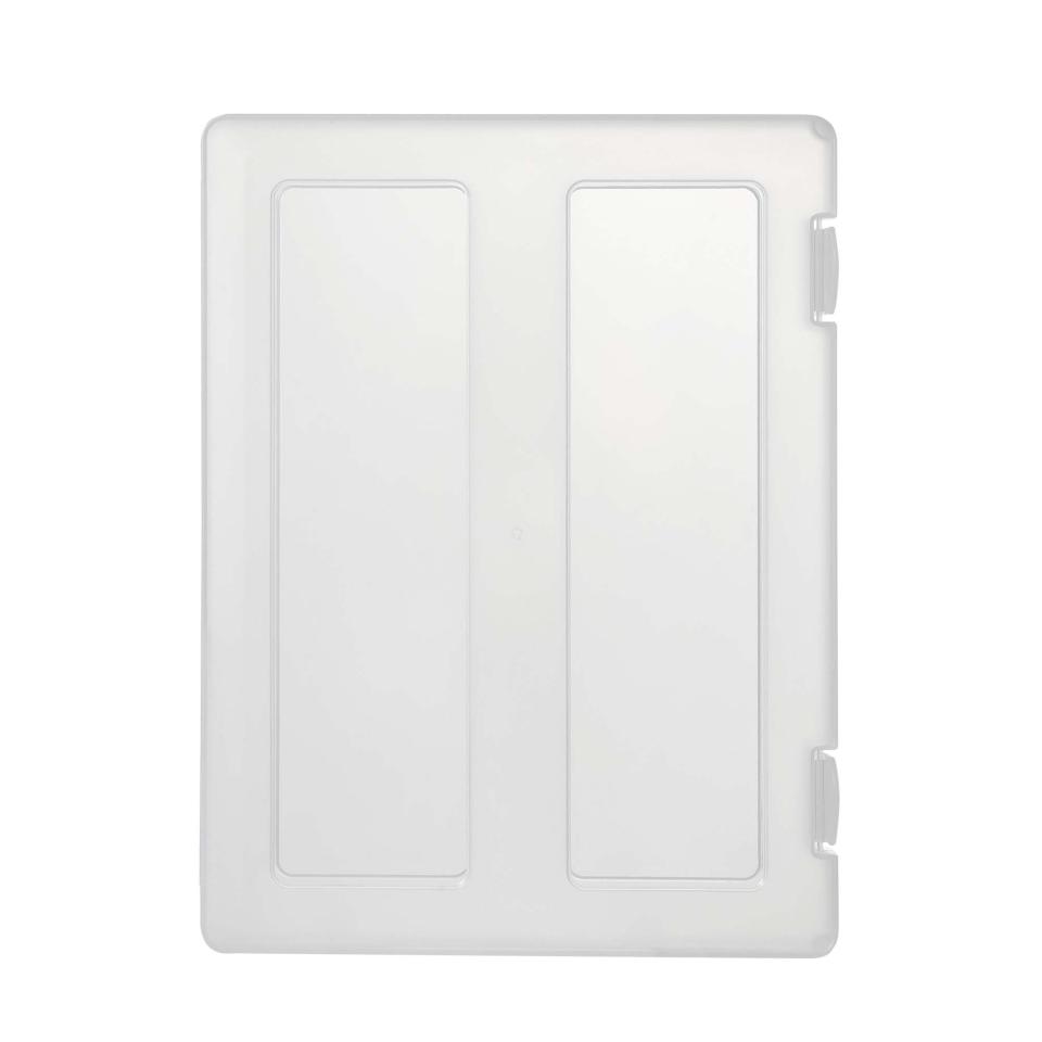 Marbig Plastic A4 File Case - Clear with Clip Label