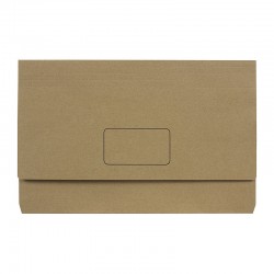 Marbig Slimpick Foolscap Document Wallet Envelope Kraft - Pack of 10