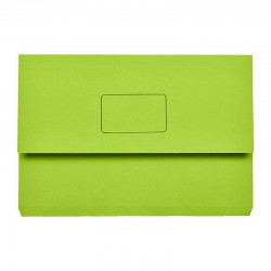 Marbig Slimpick Foolscap Document Wallet Green