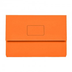 Marbig Slimpick Foolscap Document Wallet Orange
