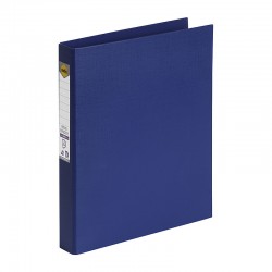 Marbig Ring Binder A4 25mm 2D Rings PE Blue
