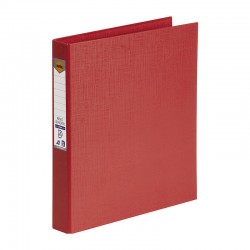 Marbig Ring Binder A4 25mm 2D Rings PE Red