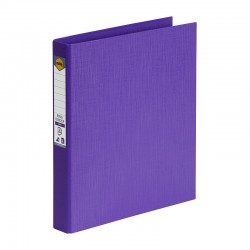 Marbig Ring Binder A4 25mm 2D Rings PE Purple