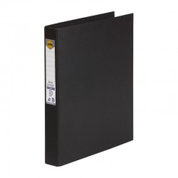 Marbig Ring Binder A4 25mm 3D Rings PE Black