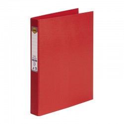Marbig Ring Binder A4 25mm 3D Rings PE Red