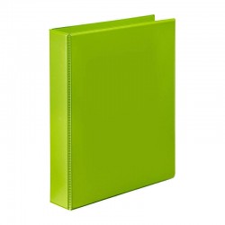 Marbig Clearview Insert Binder A4 25mm 2D Rings Lime