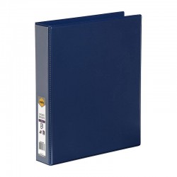Marbig Clearview Insert Binder A4 38mm 3D Rings Blue