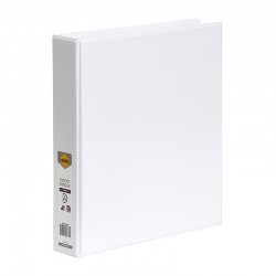 Marbig Clearview Insert Binder A4 38mm 3D Rings White