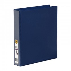 Marbig Clearview Insert Binder A4 38mm 4D Rings Blue