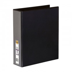 Marbig Clearview Insert Binder A4 50mm 2D Rings Black