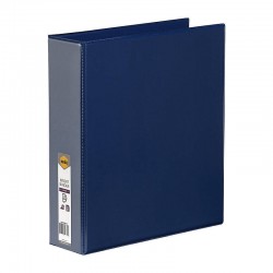 Marbig Clearview Insert Binder A4 50mm 3D Rings Blue