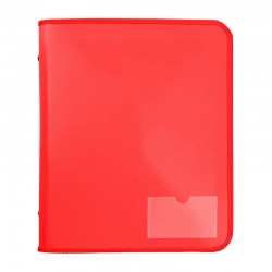 Marbig Zipper Binder with Tech Case 25mm 2D Rings Red