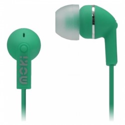 Moki Dots Noise Isolation Earbuds - Green