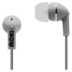 Moki Dots Noise Isolation Earbuds - White