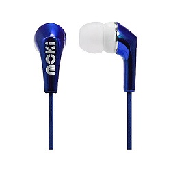 Moki Metallics Earphones - Blue