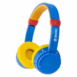 Moki PlaySafe Headphones - Blue-Yellow