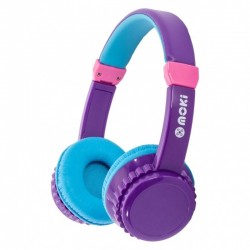 Moki Play Safe Headphones - Purple/Aqua