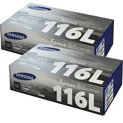 2 Pack Samsung MLT-D116L Genuine Bundle