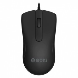 Moki Wired Optical Mouse - Black