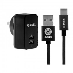 Moki C SynCharge Cable & Wall Charger
