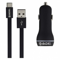 Moki Type C USB Cable + Car Charger