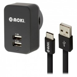 Moki USB-C Cable + Wall Charger Pack