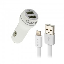 Moki Lightning Cable + Car Charger Pack