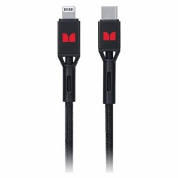 Monster Lightning to USB-C Braided Cable - Black 1.2m