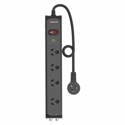 Monster 4 Socket Surge Protection Board with F-Type Connectors