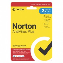 Norton AntiVirus Plus 2G - 1 User 3 Devices 1 Year Sub