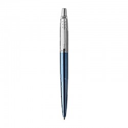 Parker Jotter Waterloo Blue Chrome Trim Ballpoint Pen
