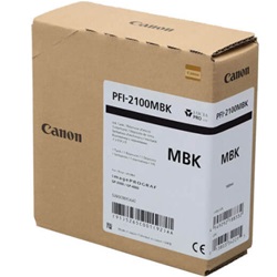 Canon PFI-2100MBK Matte Black Genuine Ink Cartridge