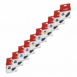 10 Pack Canon PFI-300 Genuine Ink Cartridges