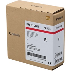 Canon PFI-3100R Red Genuine Ink Cartridge