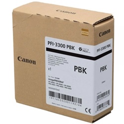 Canon PFI-3300PBK Photo Black High Yield Genuine Ink Cartridge