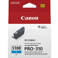 Canon PFI-5100C Cyan Genuine Ink Cartridge