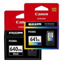 2 Pack Canon PG-640XXL/CL-641XL Genuine Bundle