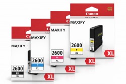 4 Pack Canon PGI-2600XL Genuine Ink Cartridges