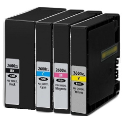 5 Pack Compatible Canon PGI-2600XL Bundle