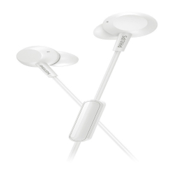 Philips BASS In-Ear Headphones with Mic - White