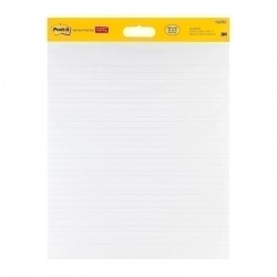Post-It Self-Stick Wall Pad Primary Ruled 508 x 584mm 2-Pack