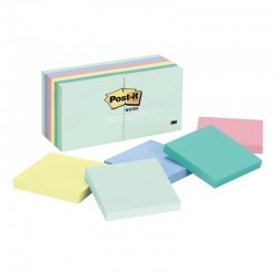 Post-It Notes Assorted Marseille 76 x 76mm 12-Pack