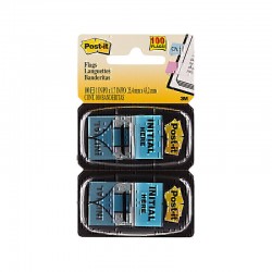Post-It Initial Here Flags 25 x 43mm 2-Pack - Box of 6