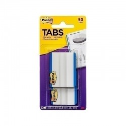Post-It Tabs Blue 50 x 38mm 2-Pack - Box of 6