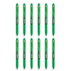 Paper Mate Inkjoy Retractable Gel Pen Green - Box of 12